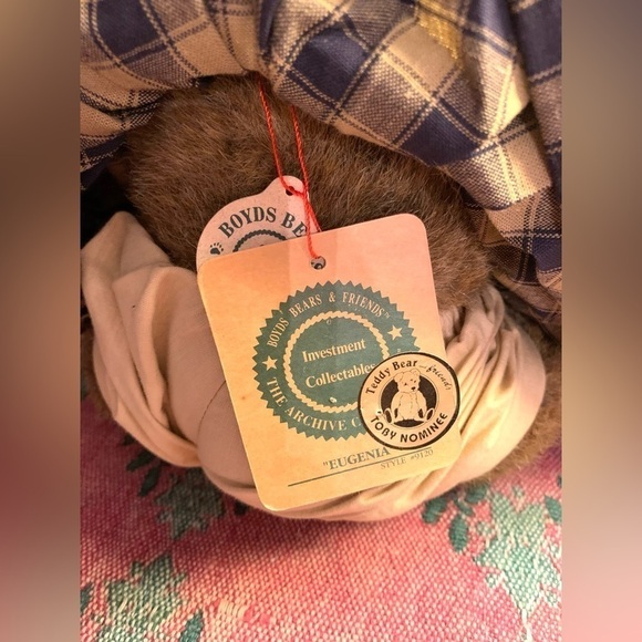 Boyds Bears Vintage Eugenia w/Tag Style 9120 Bear Plush Decor - Picture 3 of 4